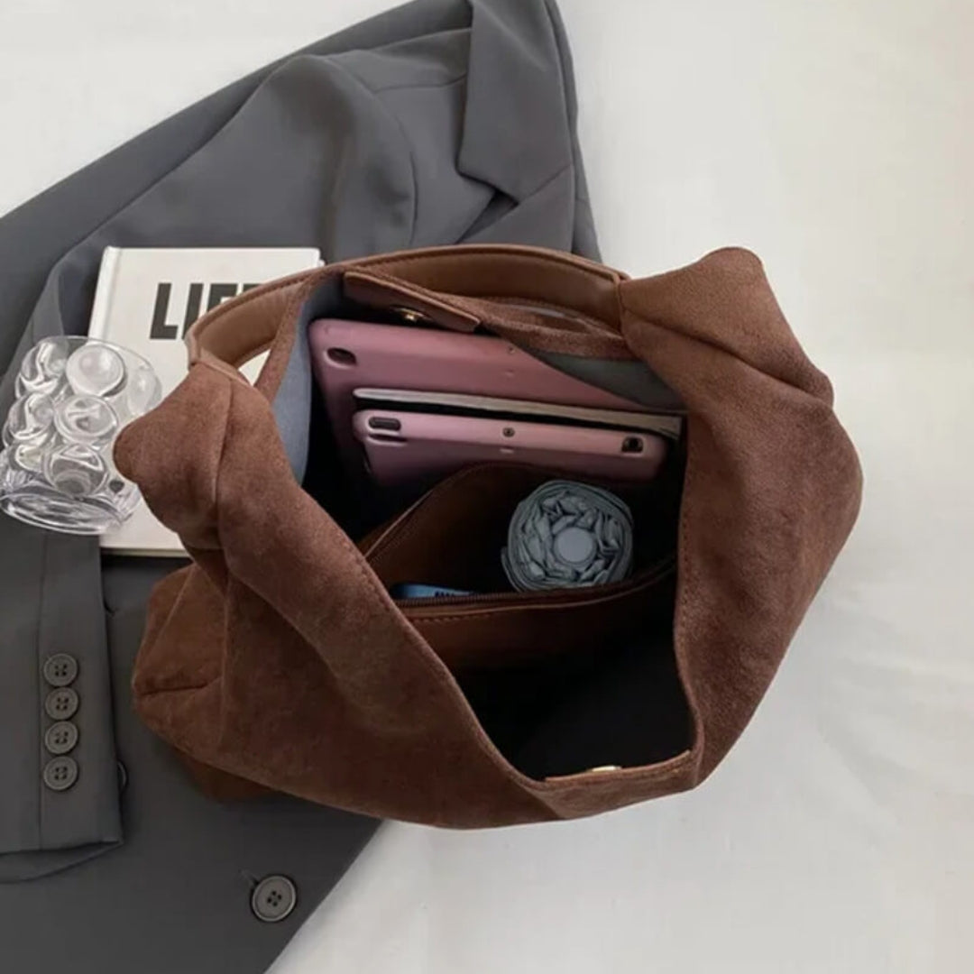 Hawthorn | Soft Suede Shoulder Bag