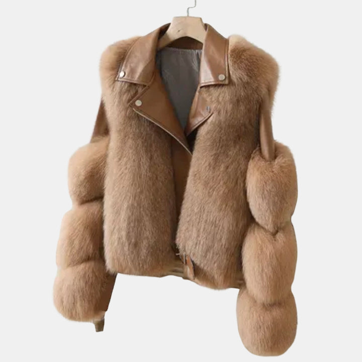Wrenfell | Warm Leather Fur Jacket