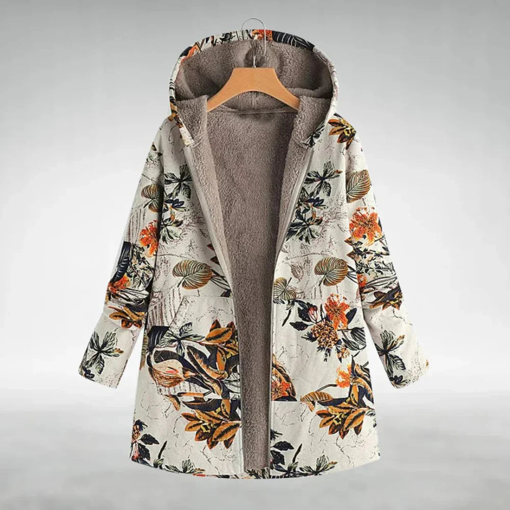 Camille | Floral Fleece Jacket