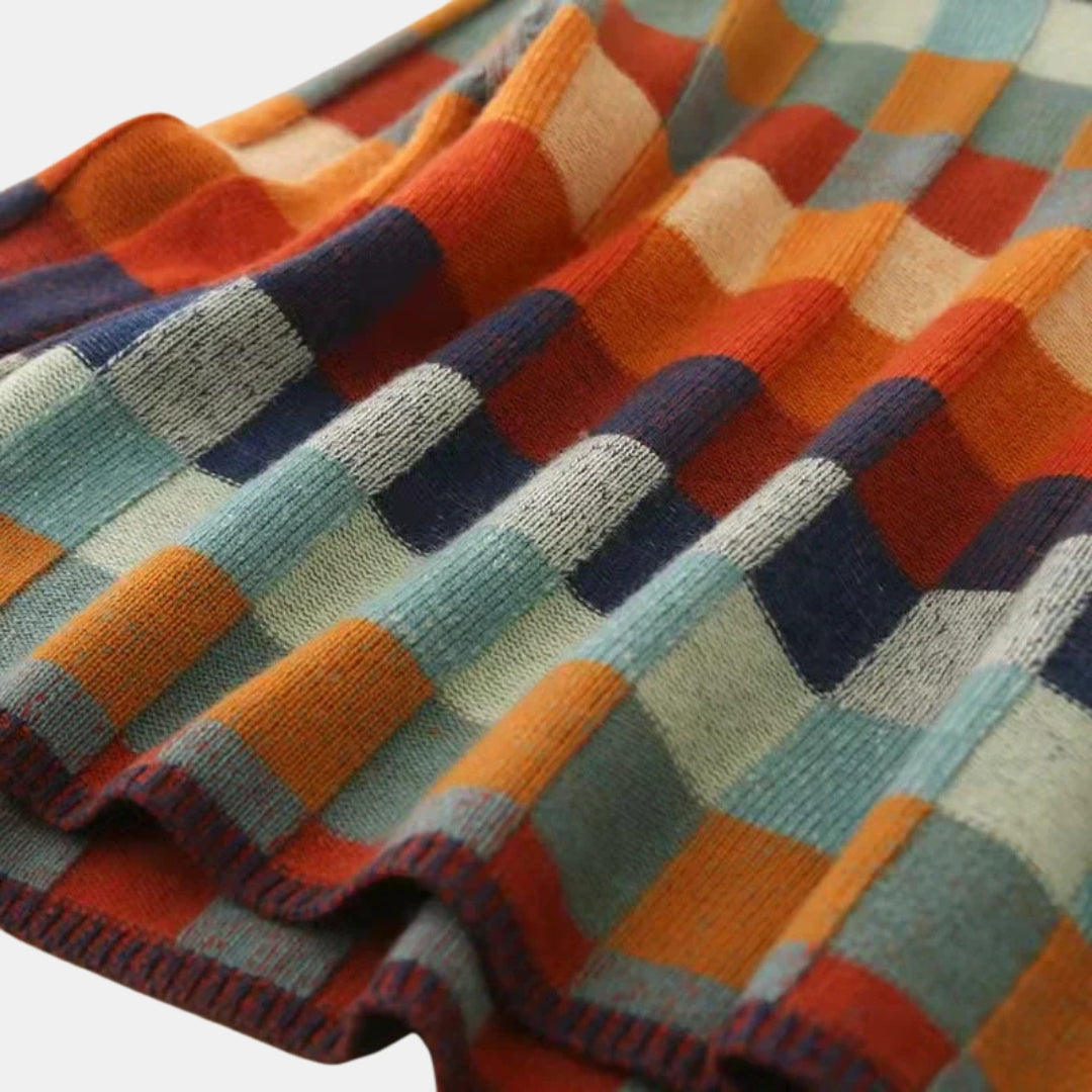 Elbury | Cosy Checked Jumper