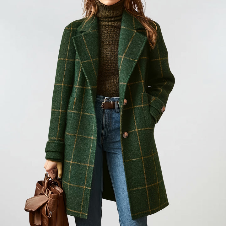 Brenmore | Warm Plaid Overcoat