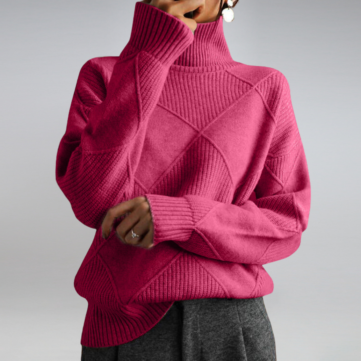 Amelia | Soft Cashmere Roll Neck Jumper