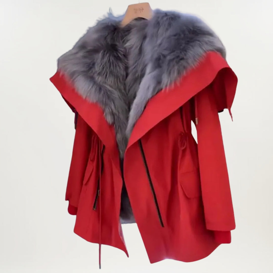 Alderleigh | Warm Fur-Collar Coat