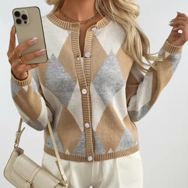 Harrowby | Cosy Plaid Cardigan