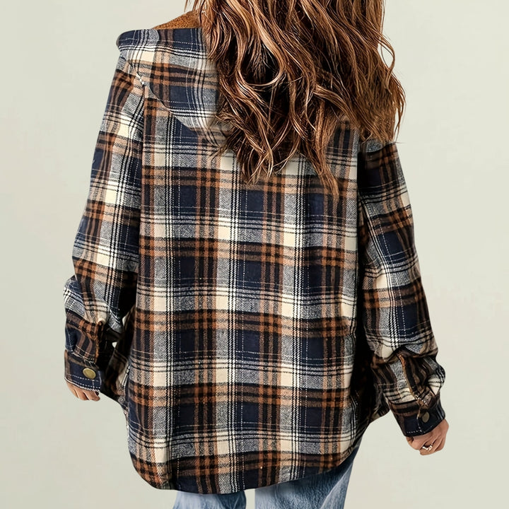 Alderby | Cosy Checked Zip Jacket