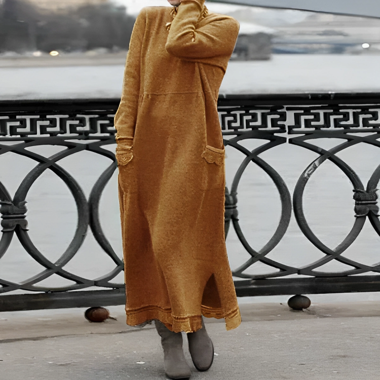 Lena | Soft Winter Midi Dress