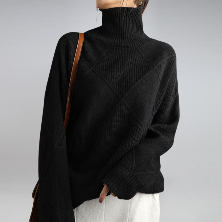 Amelia | Soft Cashmere Roll Neck Jumper