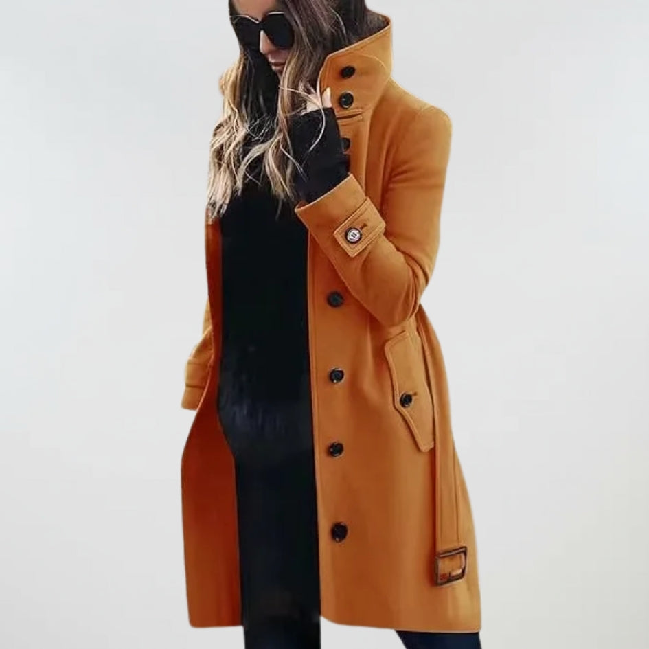 Winfell | Water-Repellent Long Trench Coat