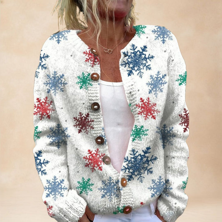 Cora | Snowflake Cardigan