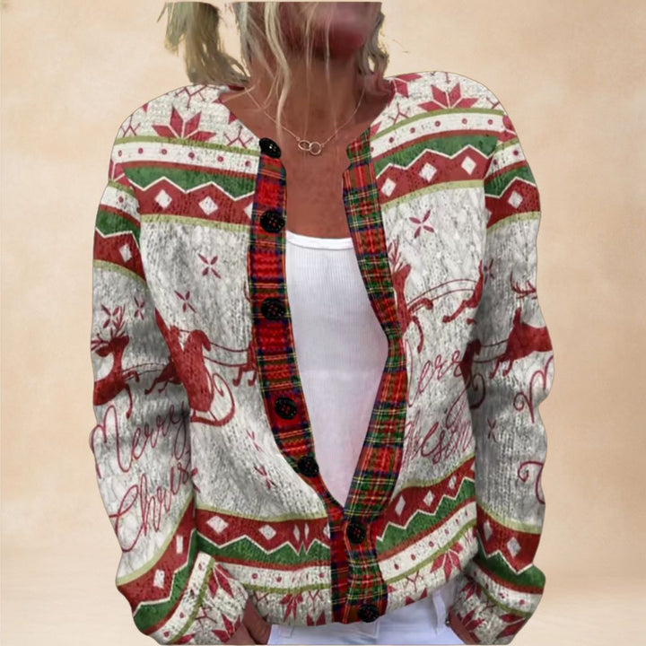 Agnes | Reindeer Cardigan