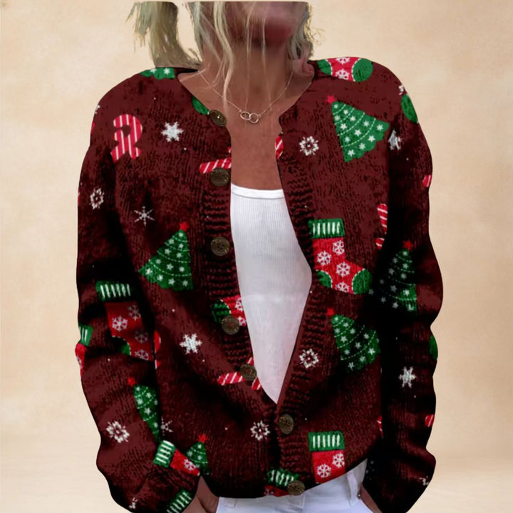 Nora | Festive Cardigan
