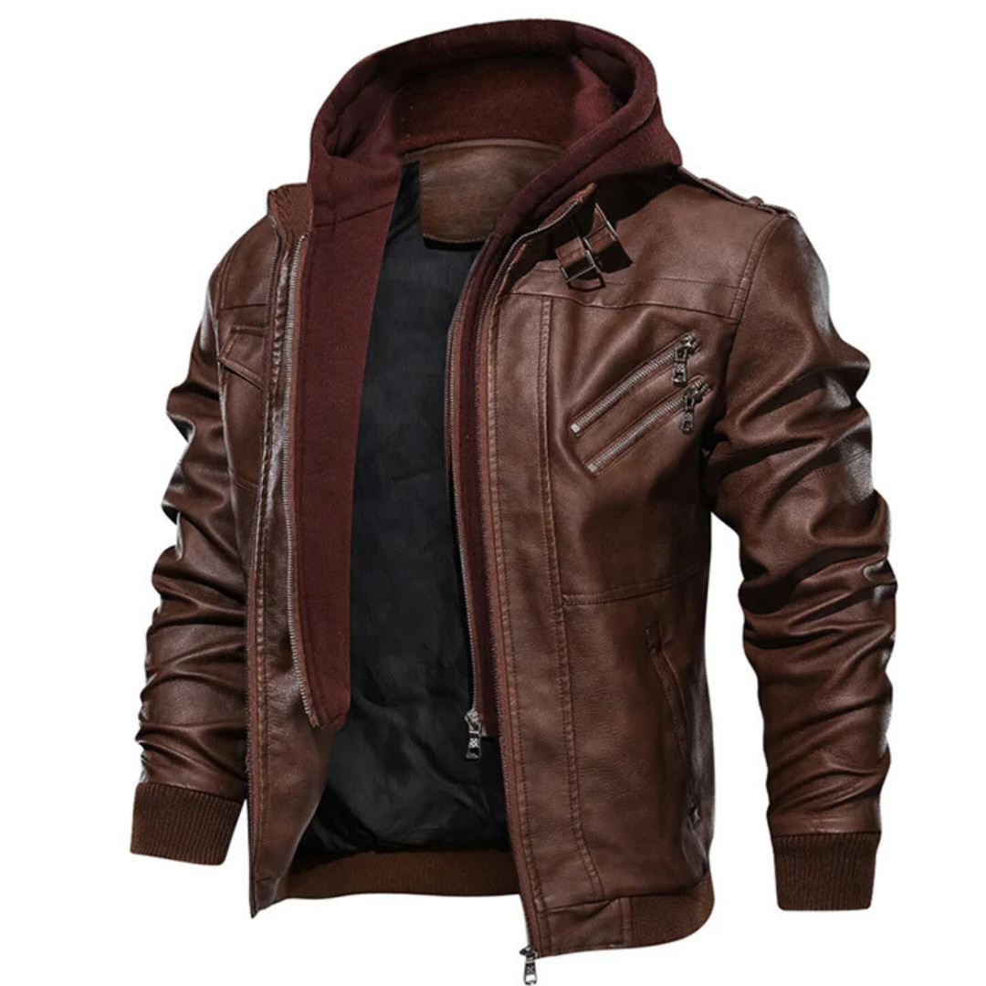 Rowan | Weather-Ready Men’s Leather Jacket