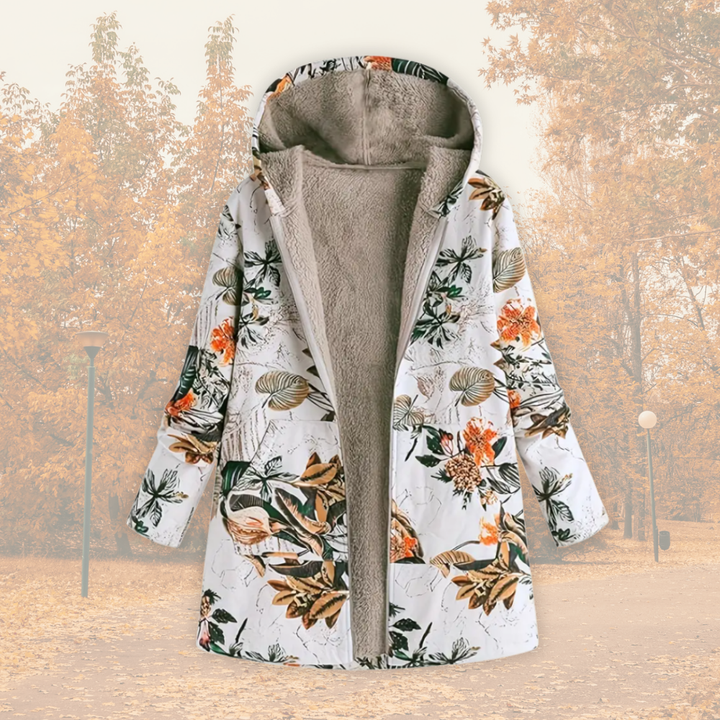 Fairhaven | Sherpa-Lined Floral Women’s Coat