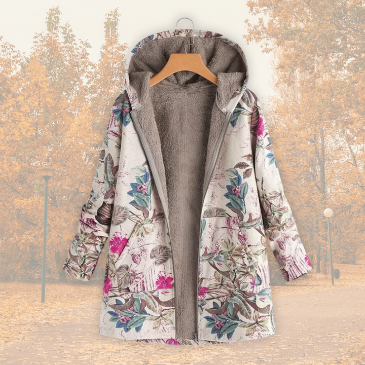 Fairhaven | Sherpa-Lined Floral Women’s Coat