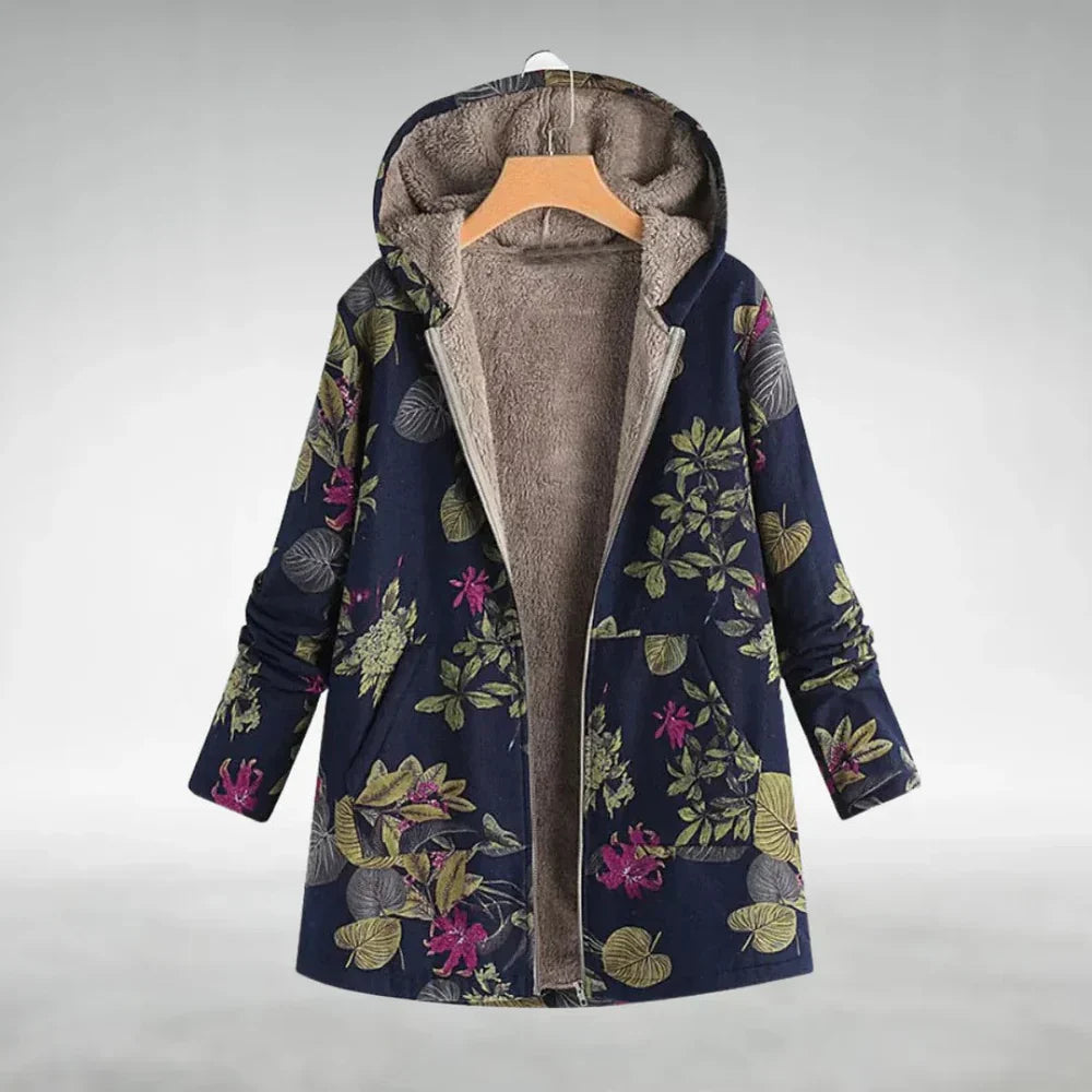 Camille | Floral Fleece Jacket