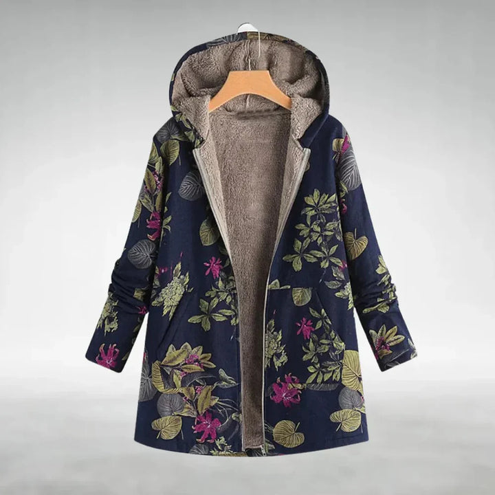 Camille | Floral Fleece Jacket