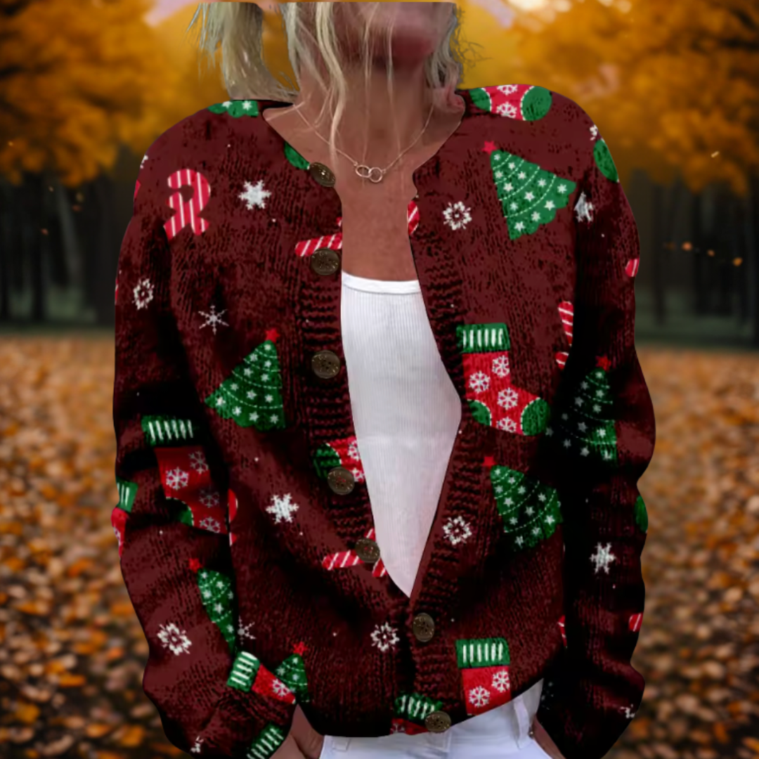 Nora | Festive Cardigan