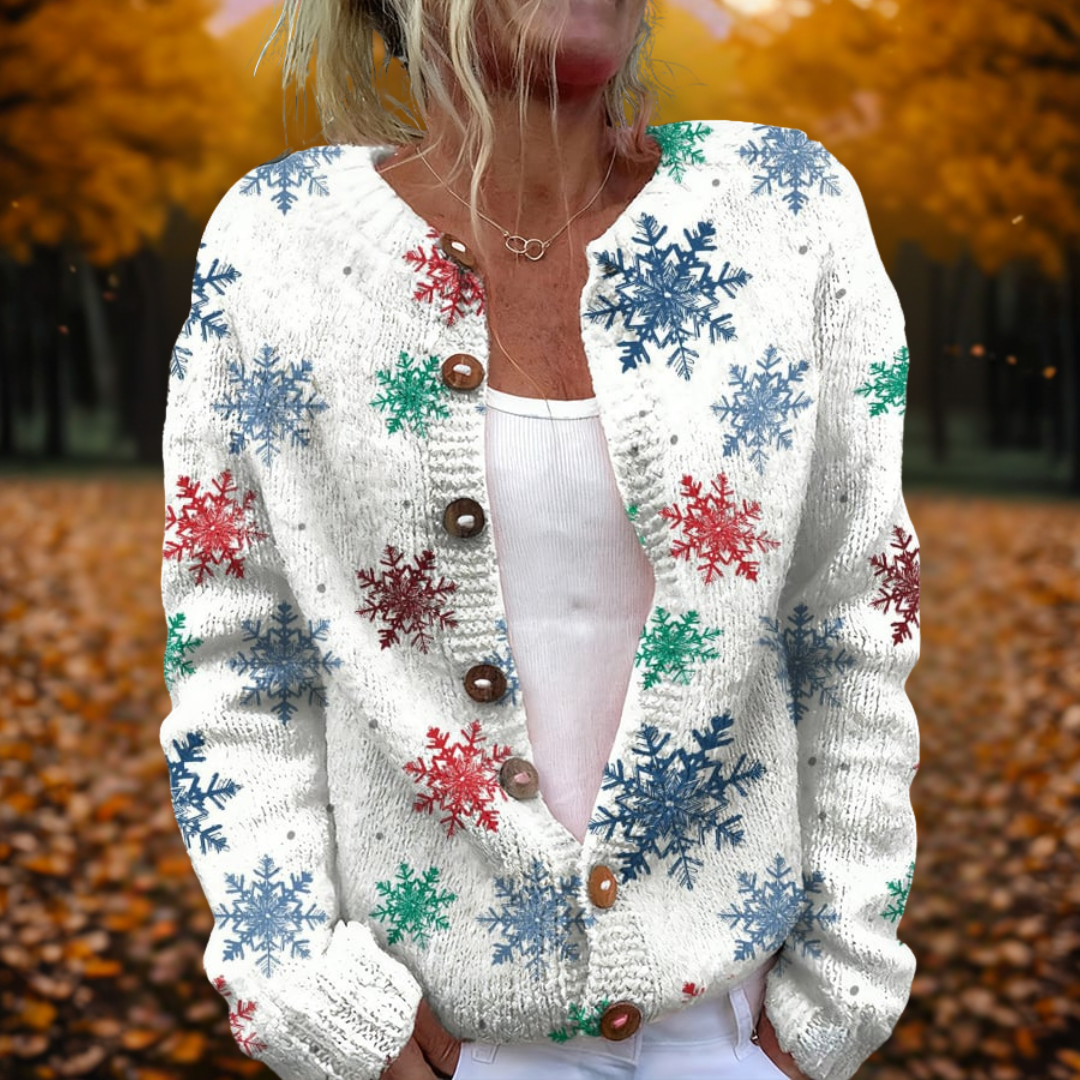 Cora | Snowflake Cardigan
