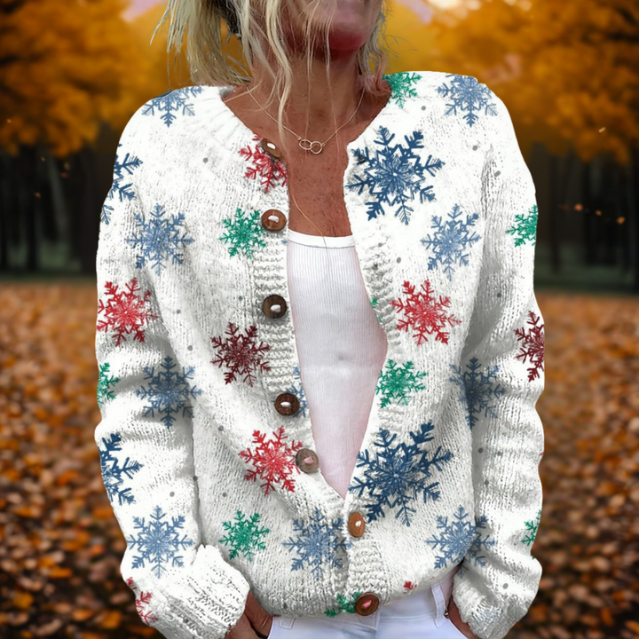 Cora | Snowflake Cardigan
