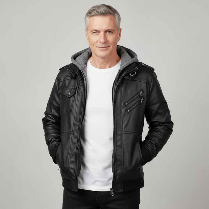 Grantham | Durable Men’s Leather Jacket