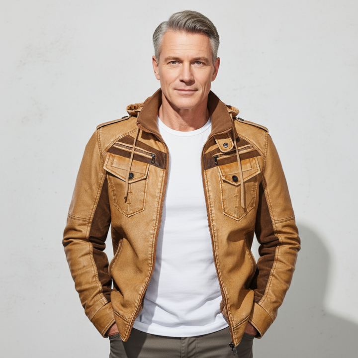 Harrow | Weather-Ready Men’s Leather Jacket