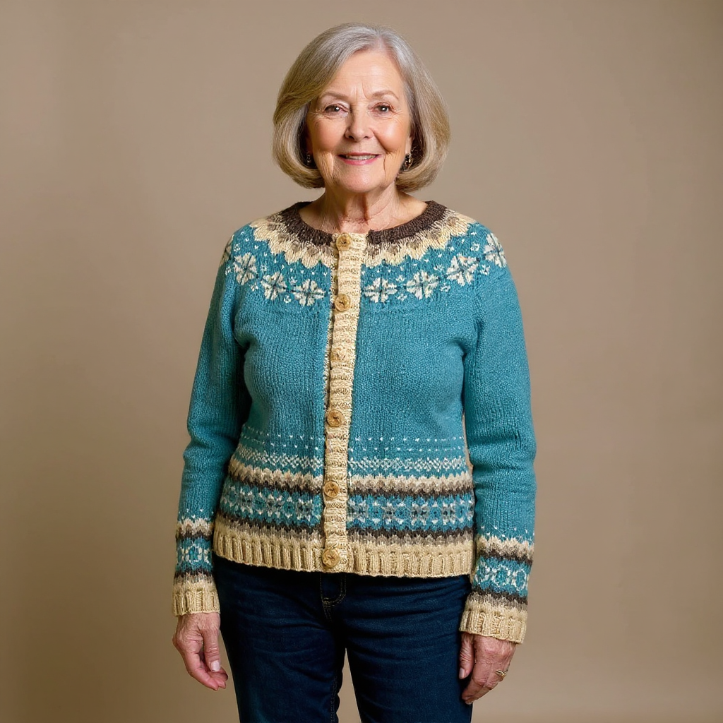 June | Vintage Icelandic Cardigan