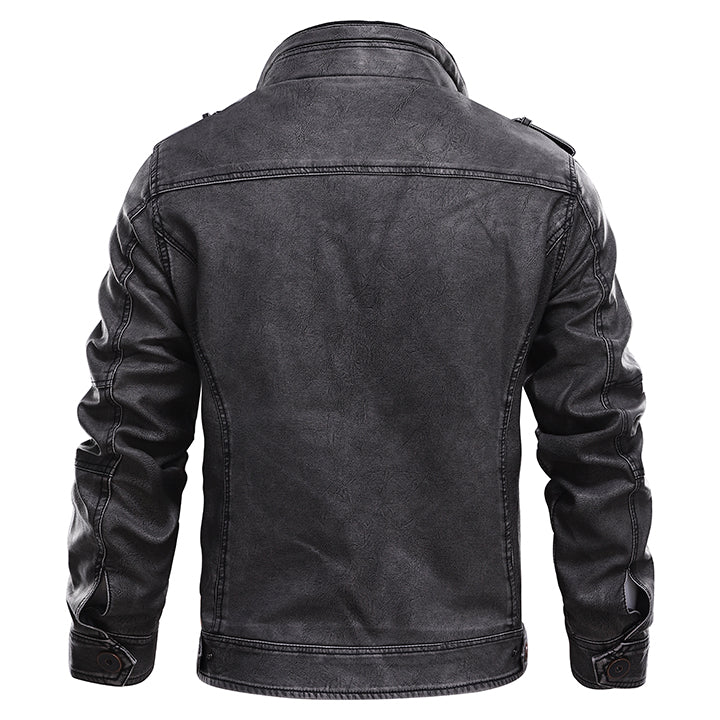 Marlow | Weather-Ready Men’s Leather Jacket