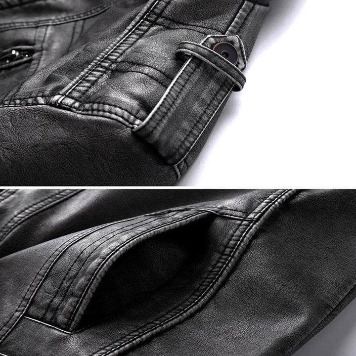 Marlow | Weather-Ready Men’s Leather Jacket